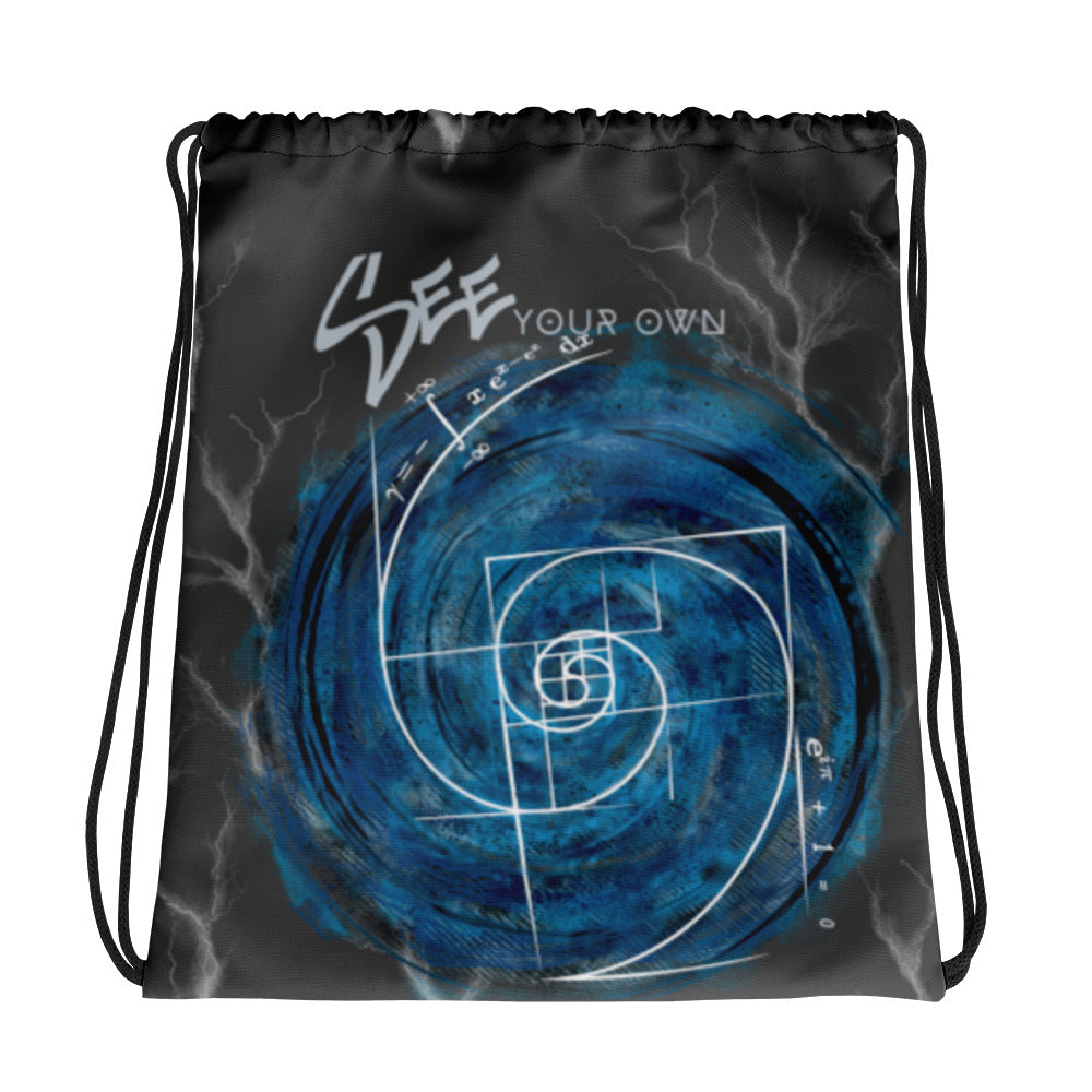 See Perfection Drawstring Bag | Printed Bags | Wise Atoms District