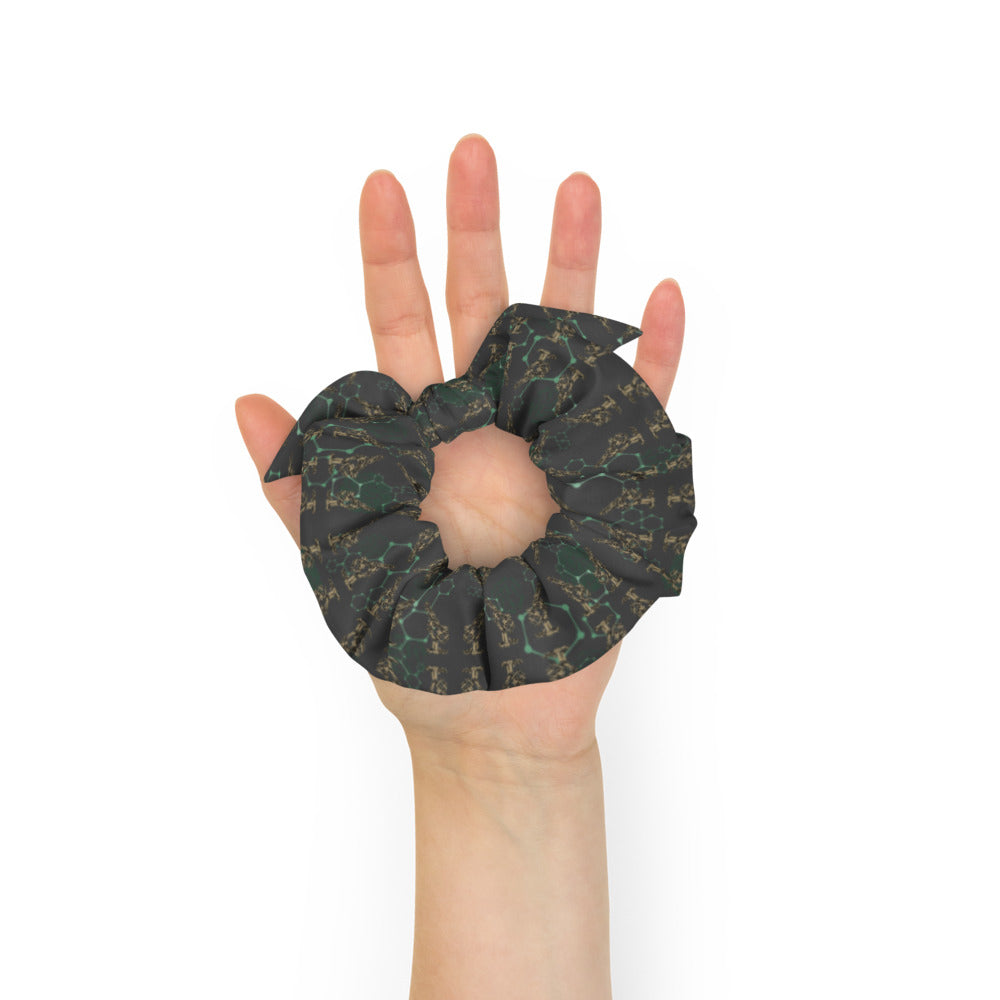 Black Hair Scrunchie | Slip Hair Scrunchies | Wise Atoms District