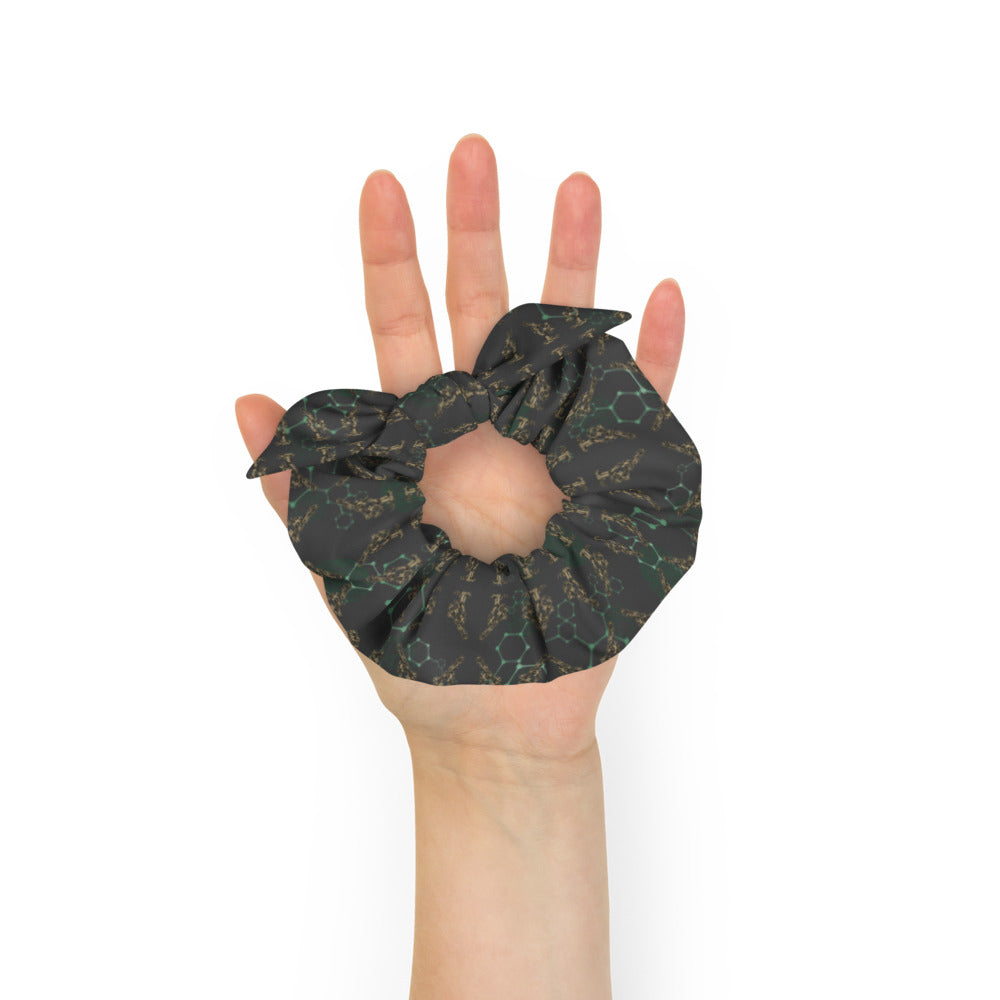 Black Hair Scrunchie | Slip Hair Scrunchies | Wise Atoms District