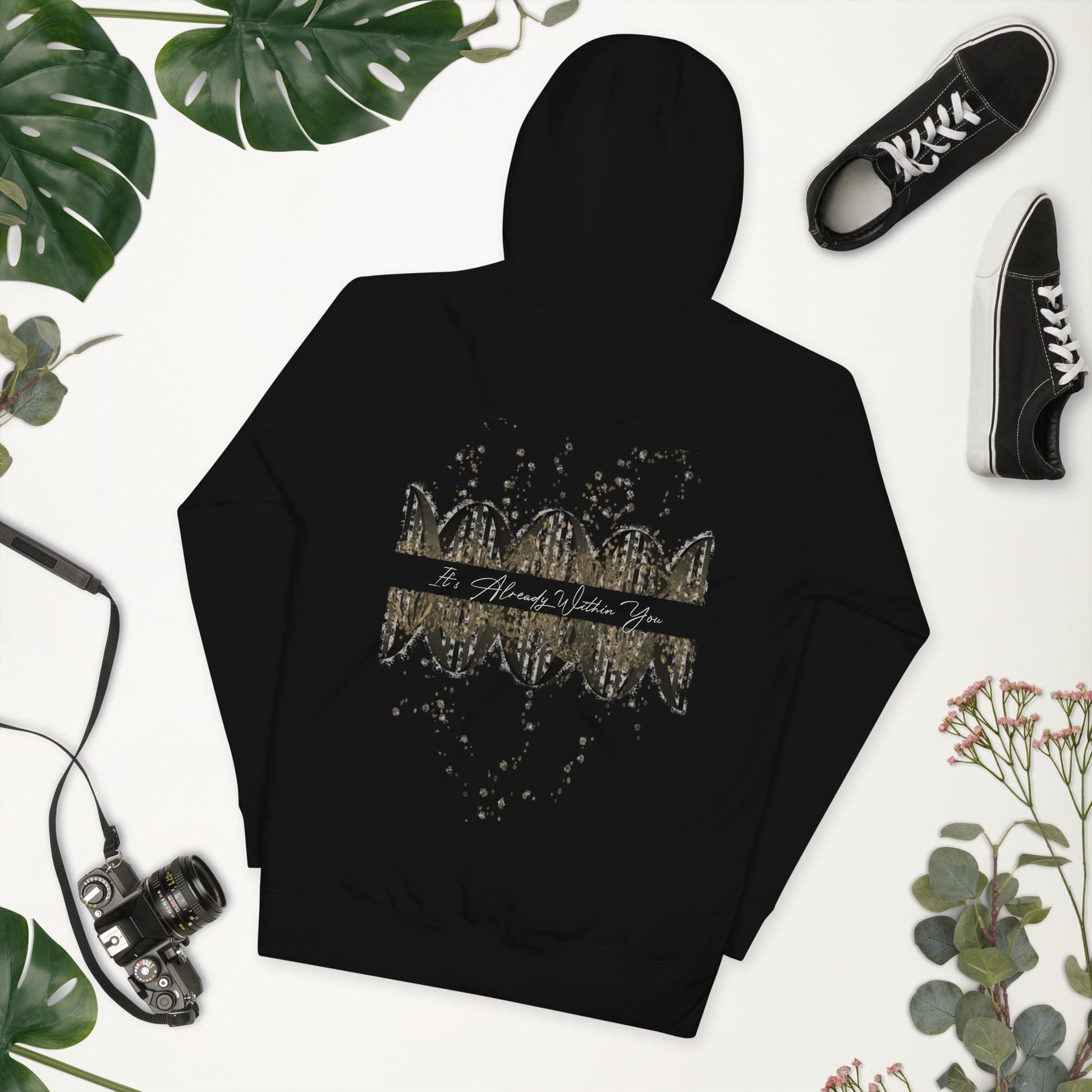 It's Already Within You | Your DNA Graphic Hoodie Back | Wise Atoms District