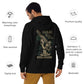 Embrace All That You Discover black pullover premium quality tightly knit hoodie back view