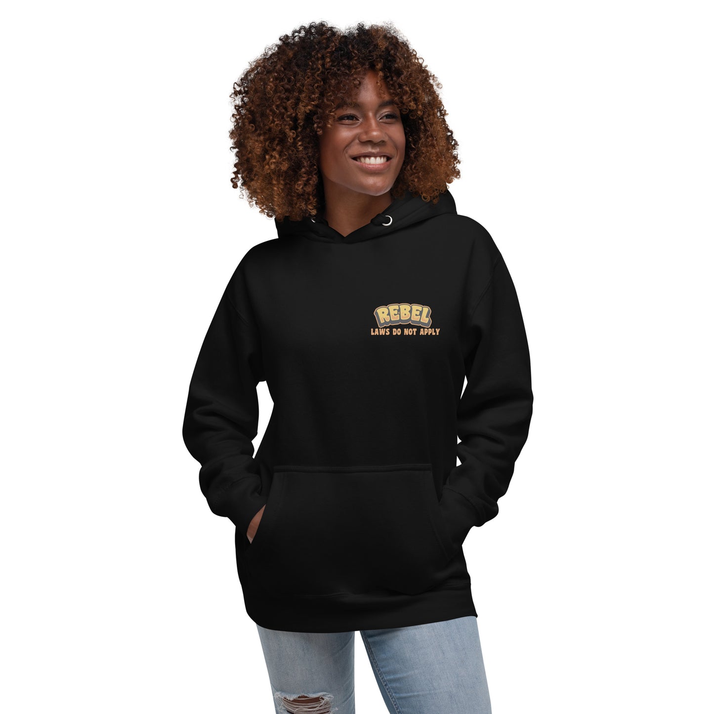 Men's Pullover Hoodie | Black Pullover Hoodie | Wise Atoms District